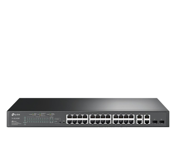 TP-LINK SL2428P Switch Smart 24PoE+ 2GE 2SFP - 1046973 - zdjęcie